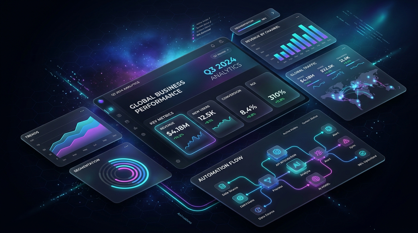 Business Management Dashboard & Automation System